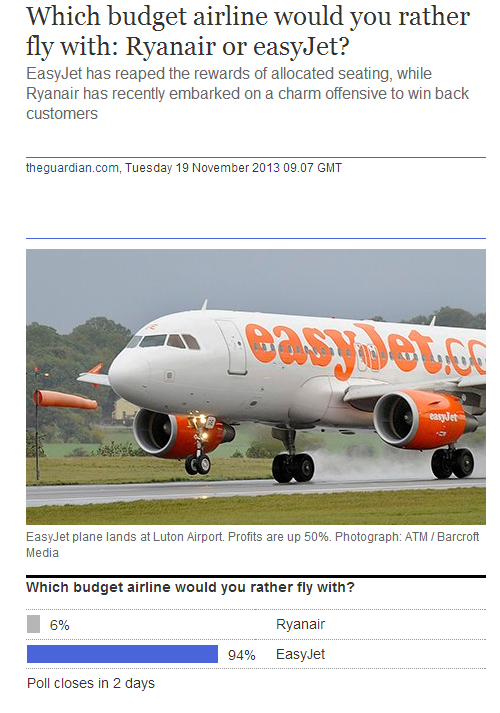 ryanair vs easyjet