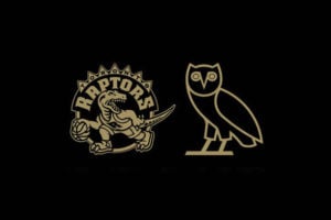 The new OVO Raptors branding