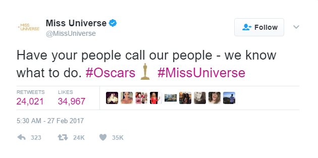 Brands react to The Oscars 2017 6 brilliant pieces of reactive content TUG