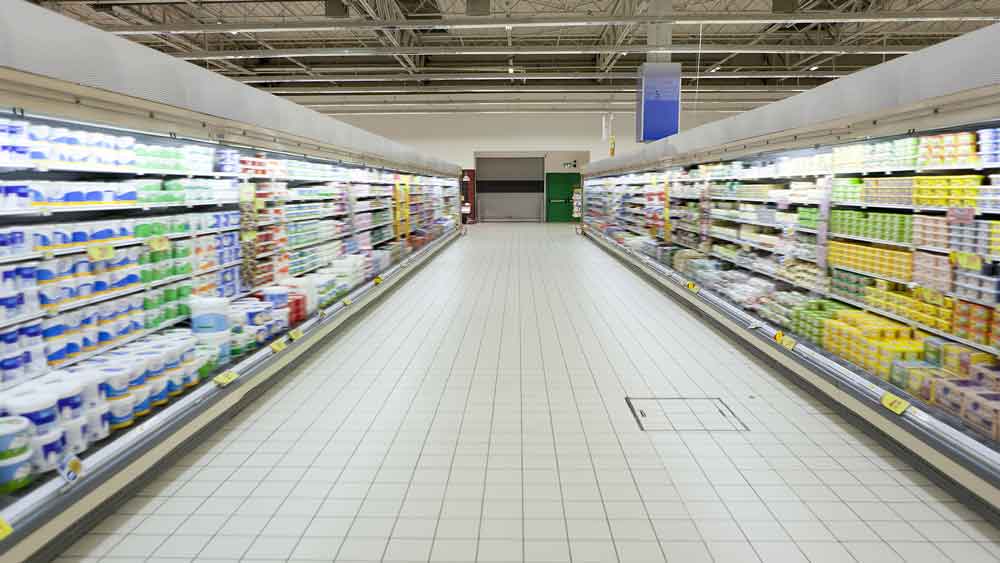 supermarket aisle