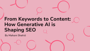 How Generative AI is Shaping SEO