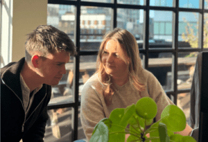 Tug employees in London office